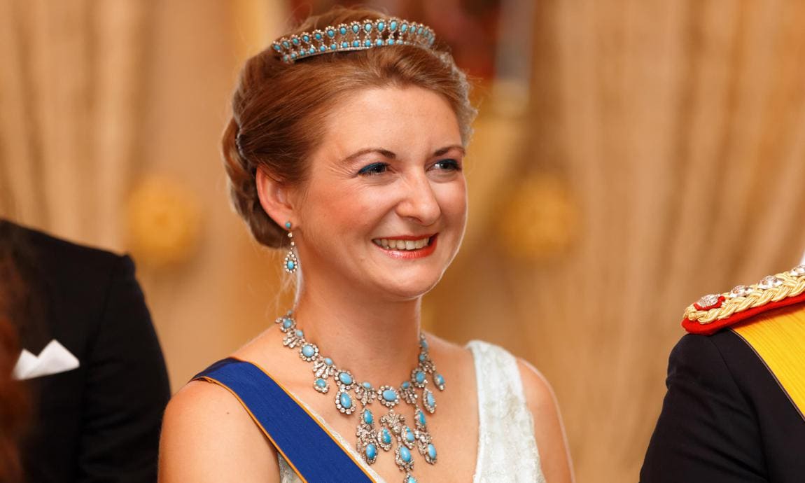 Princess Stephanie of Luxembourg shows off baby bump
