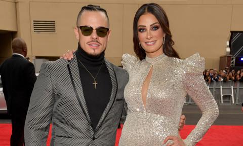 Casper Smart and Dayanara Torres at Latin Grammy Awards
