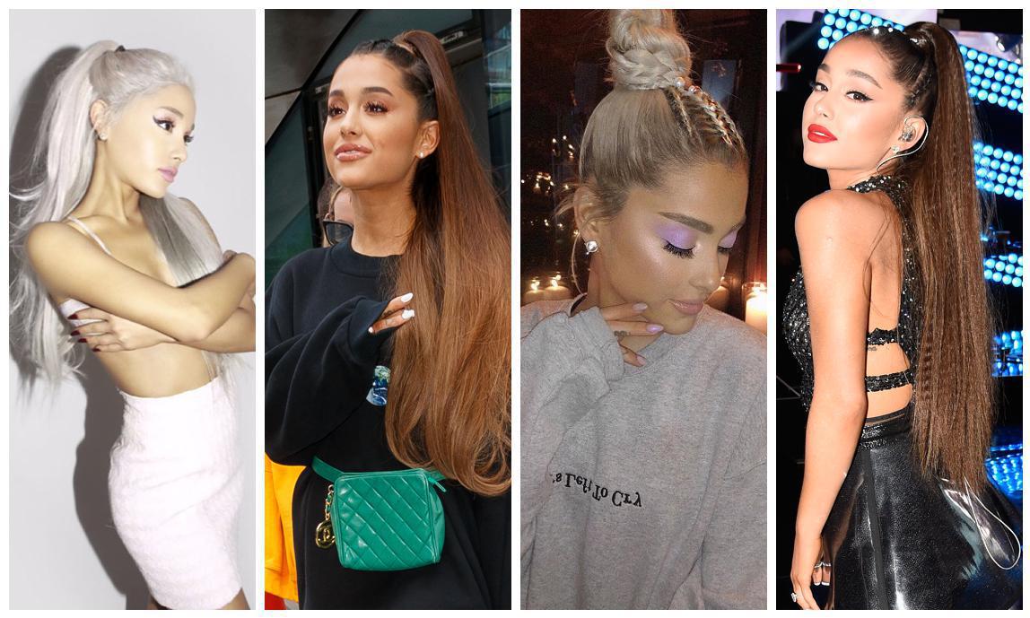 Ariana Grande's hair has changed color many times throughout her career
