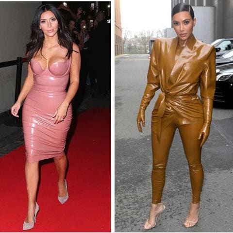 Kim Kardashian adora el látex y se adelanta a las fashion trends de la primavera verano 2020
