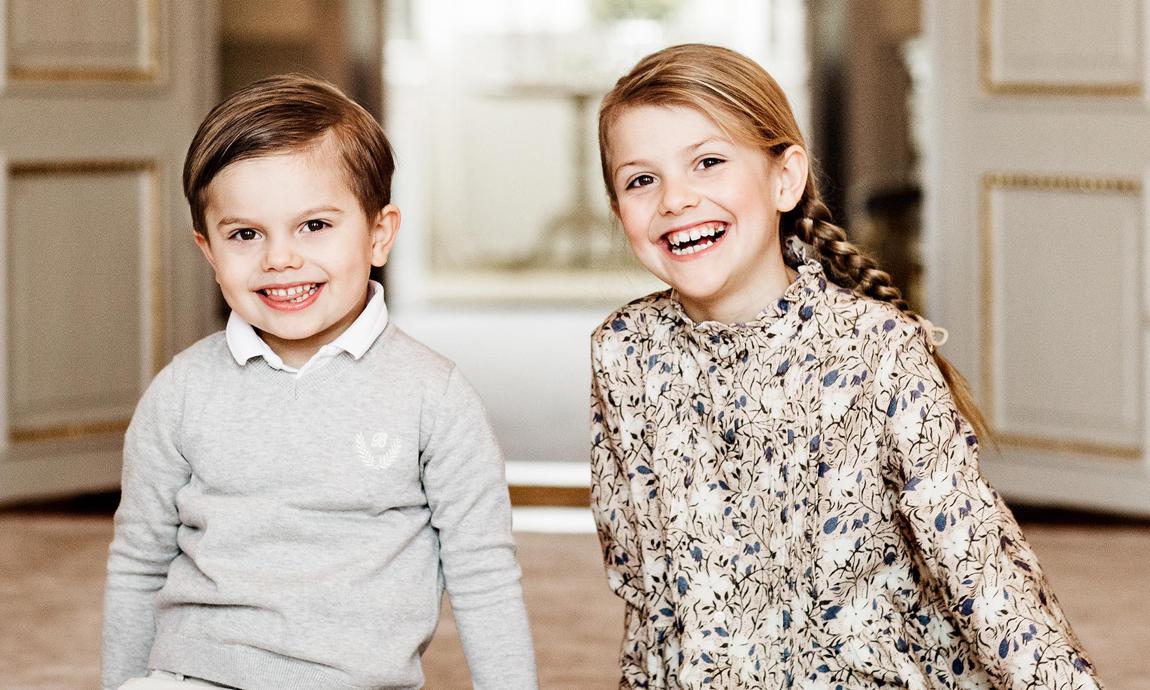 Princess Estelle, Prince Oscar adorably steal the show in new family photo