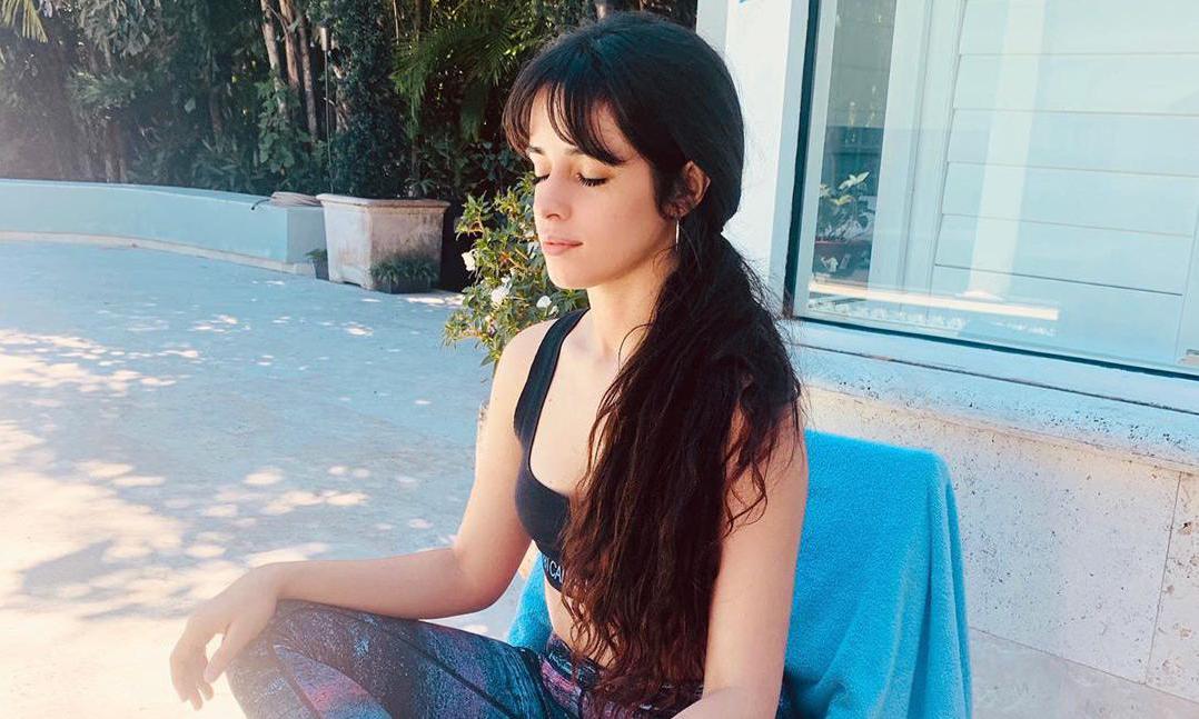 Camila Cabello meditates on staying calm