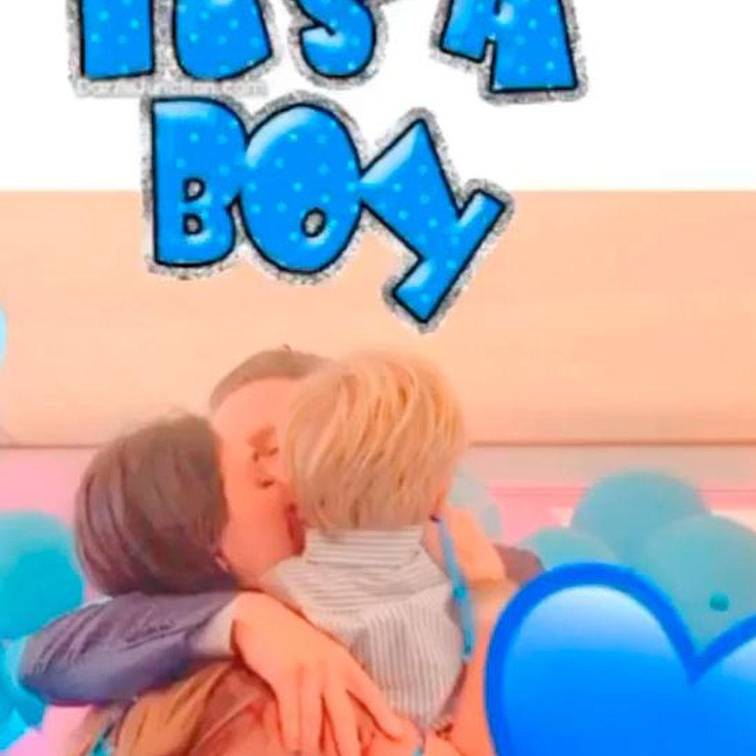 Anahí y su hijo