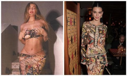 Kylie and Kendall are the stars of one of the most talked about “twinnings” thanks to their Gaultier attire