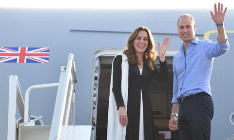 Kate Middleton y el Príncipe William se despiden de público en Pakistán
