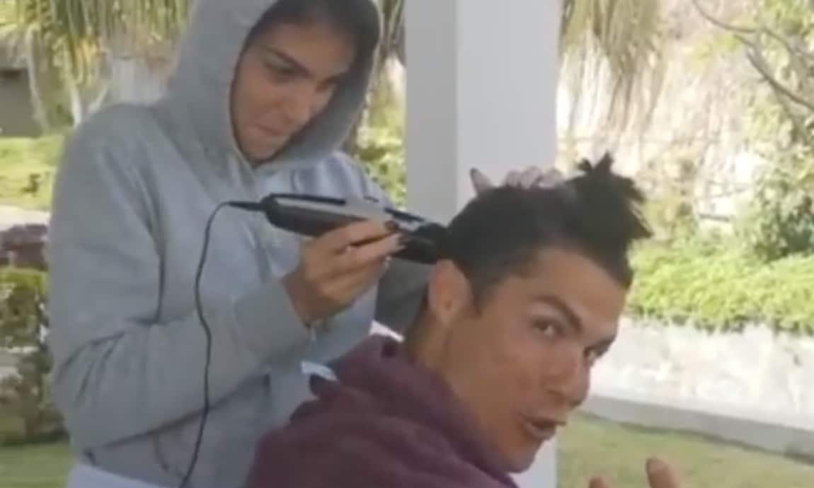 cristiano ronaldo girlfriend shaves head