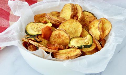 Almond Butter Veggie Chips by NutraMilk