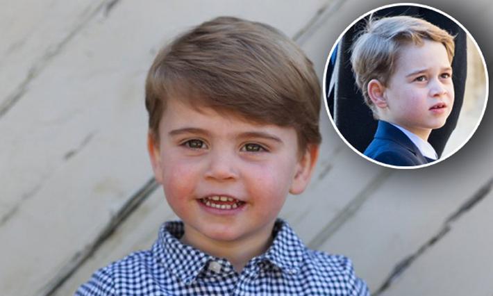Prince Louis looks just like Prince George did when he was younger