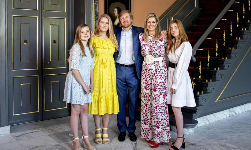 Queen Maxima's daughters are all grown up in new portraits