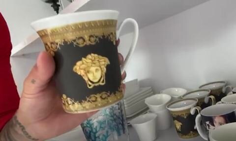 Maluma Versace cups
