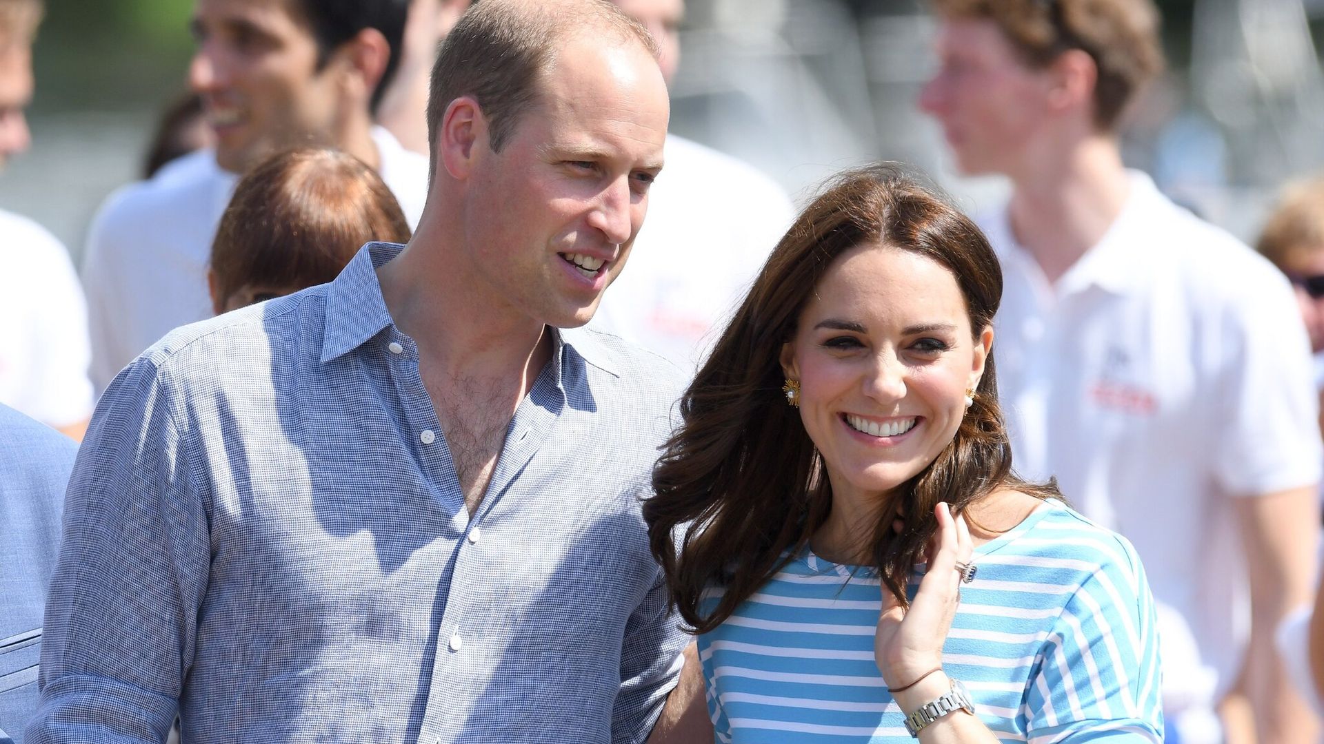 Kate Middleton and Prince William celebrate baby news