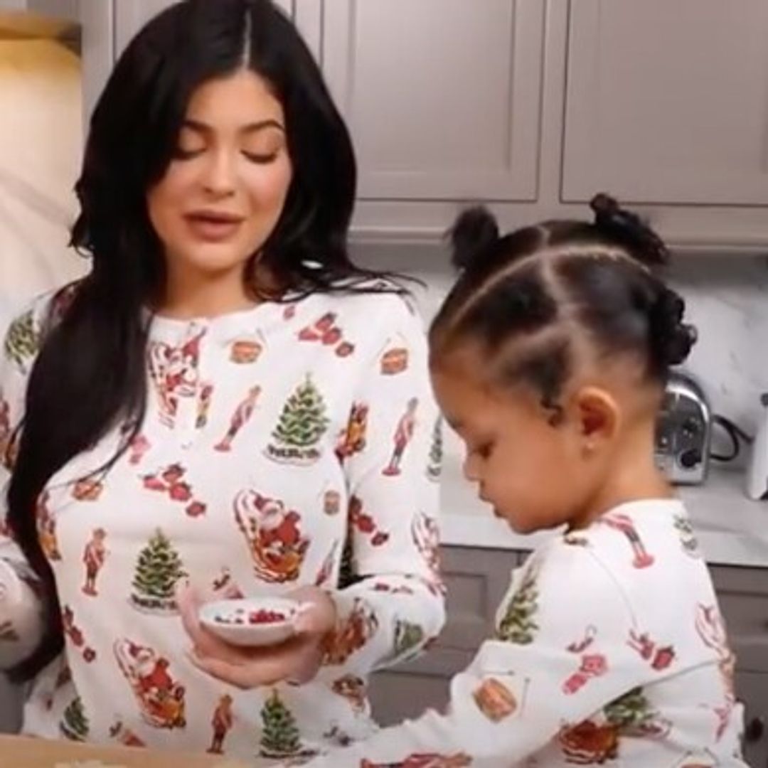 Kylie Jenner with her daughter Stormi