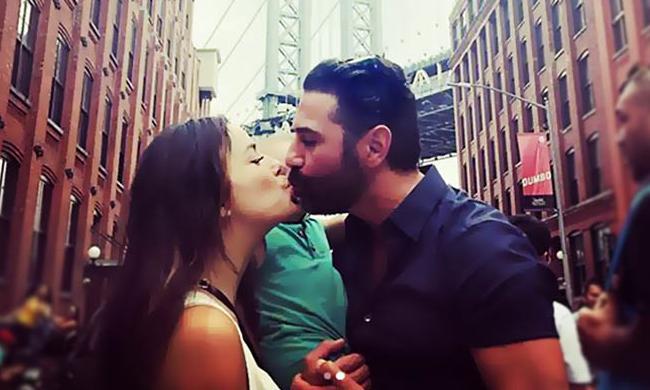 Eva Longoria y Pepe Bastón beso en Nueva York