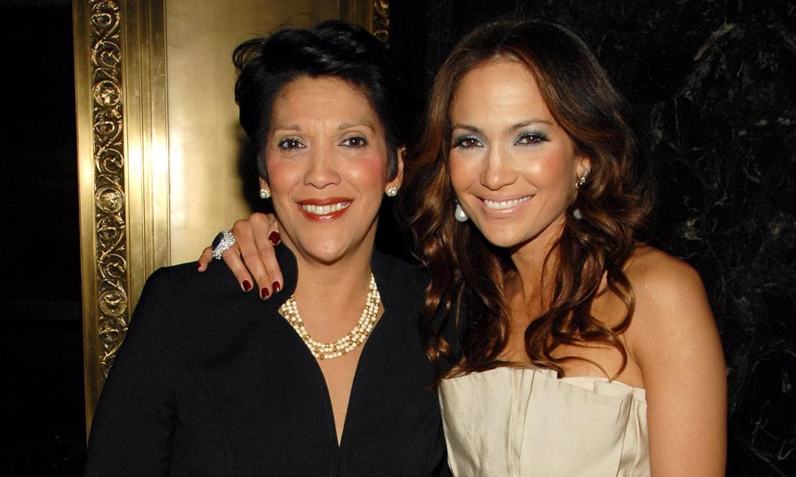 Jennifer Lopez and her mother