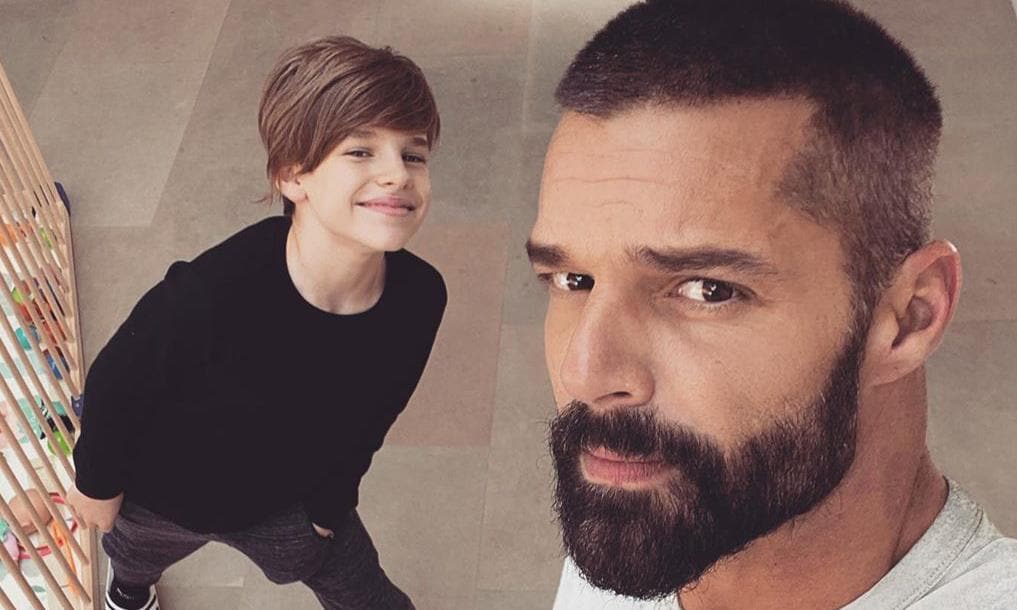 Ricky Martin and son Matteo
