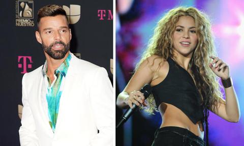Ricky Martin and Shakira