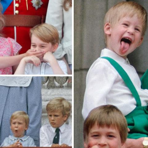 Royal kids stealing the show at Trooping the Colour