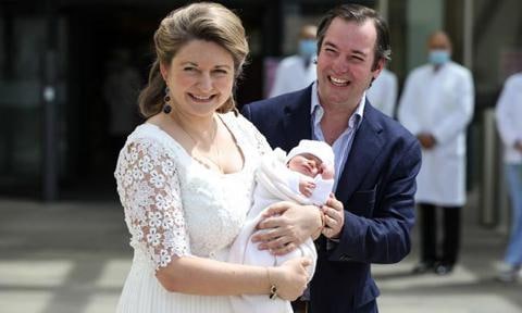 Princess Stephanie steps out for first post-baby engagement