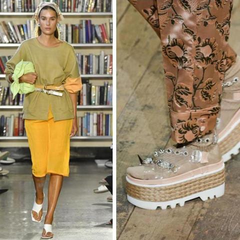 Sandalias de diferentes estilos que se cuentan entre las fashion trends del verano 2020