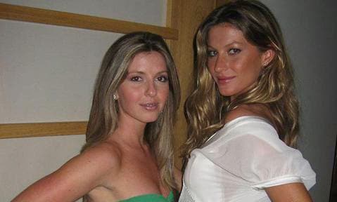 Gisele celebrates her and twin sister's birthday with vintage photos