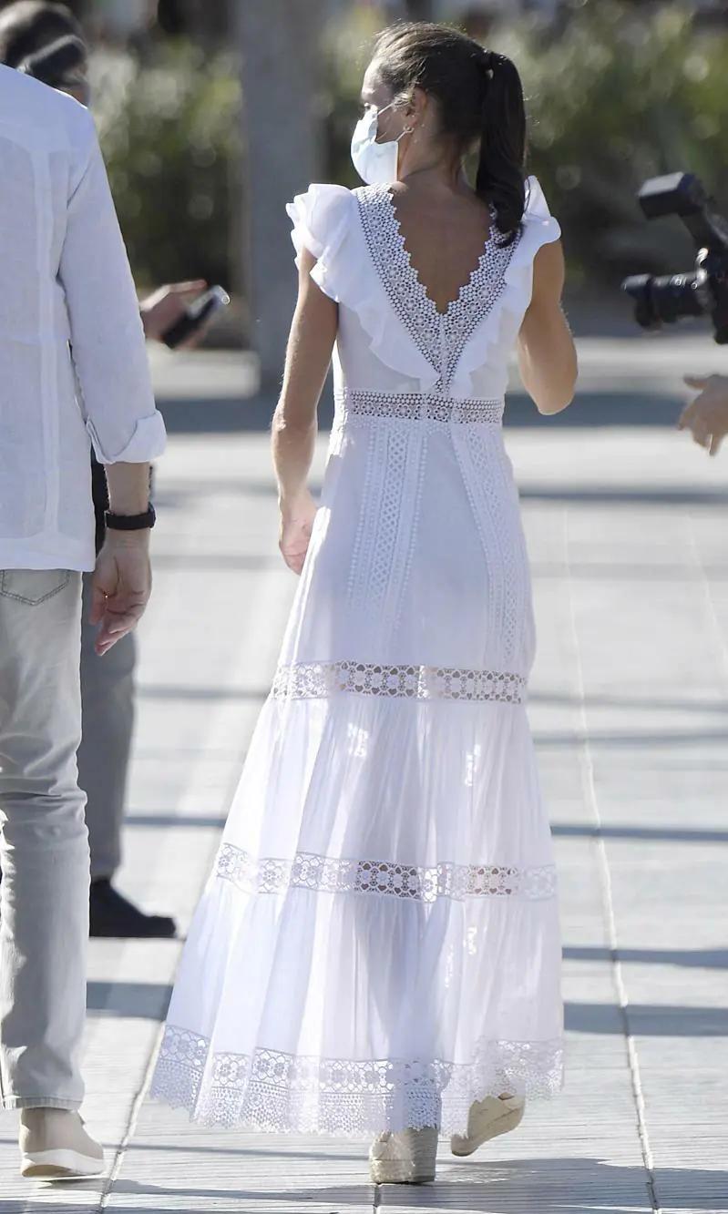 The Spanish royal wore a design from Charo Ruiz Ibiza