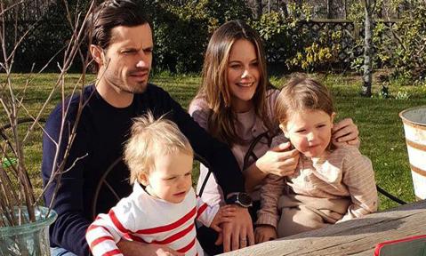 Prince Gabriel of Sweden turns 3 with a birthday cake as big as him