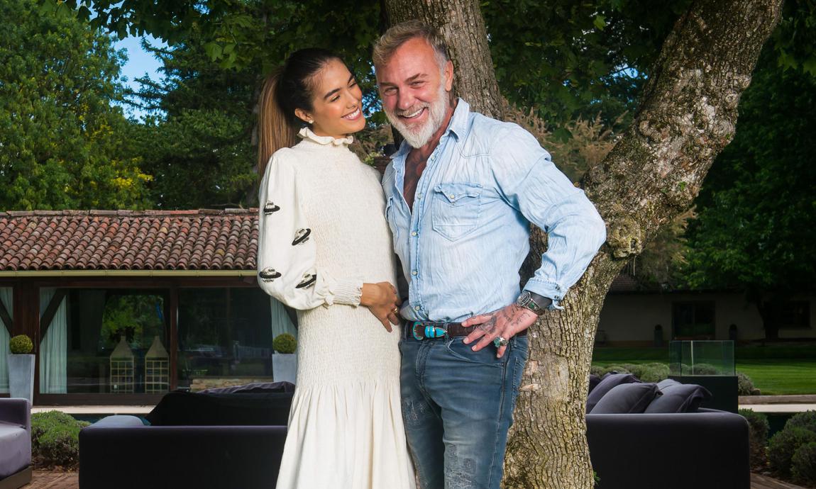 Gianluca Vacchi and Sharon Fonseca at their Bologna home