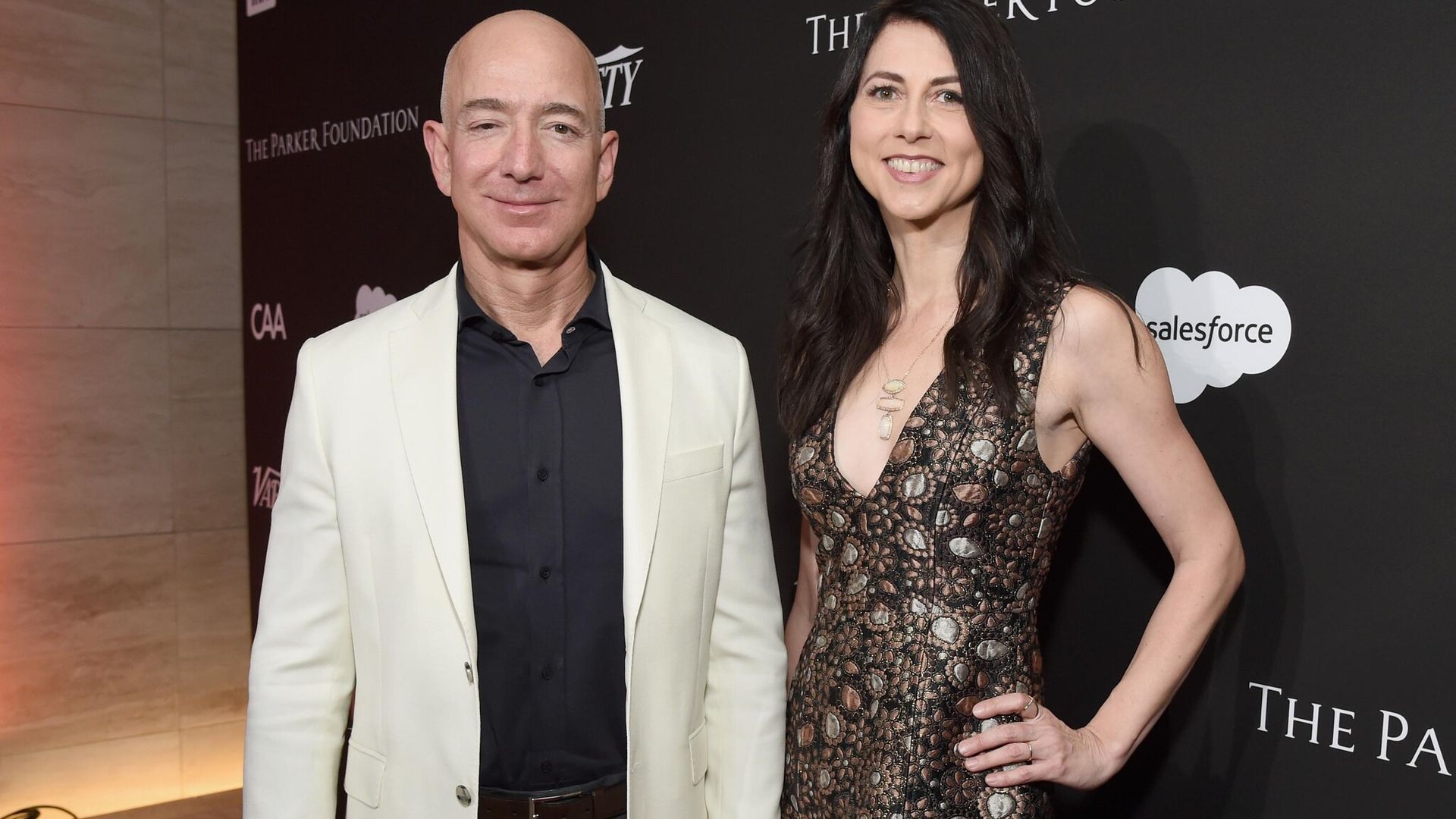 Jeff Bezos y MacKenzie Scott