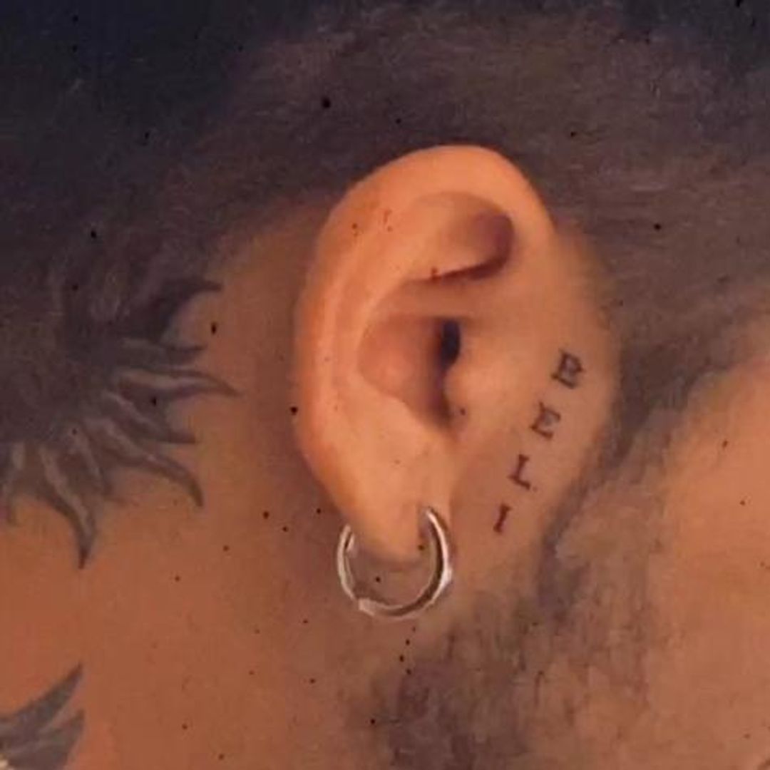 Christian Nodal tatuaje de Belinda