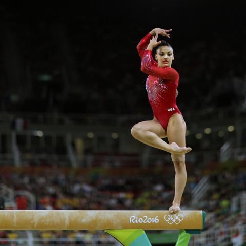 Laurie Hernandez at the Artistic Gymnastics - Rio de Janeiro Olympics 2016