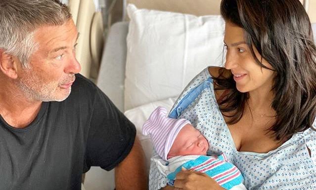 Alec and Hilaria Baldwin's newborn son makes TV debut
