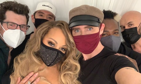 Mariah Carey’s glam squad is also her voting squad.