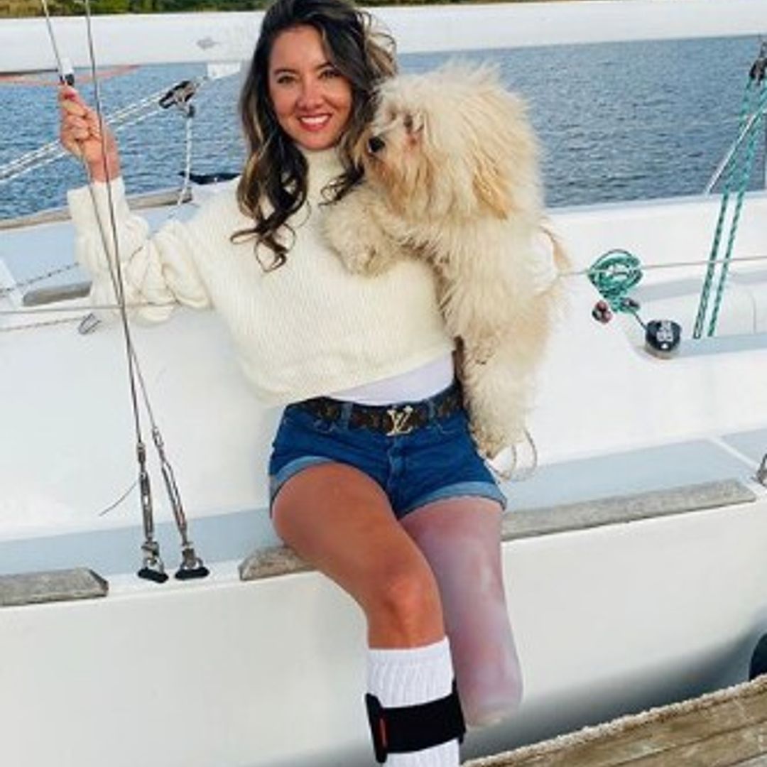 Daniella Álvarez disfrutando de un fin de semana divertido.