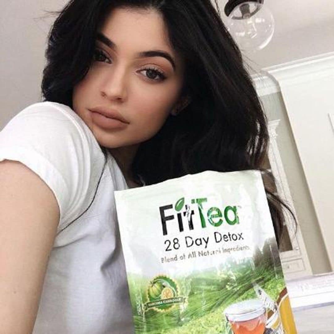 Kylie muestra su té favorito