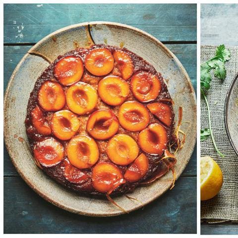 Meghan Markle cookbook recipe - plum upside down cake