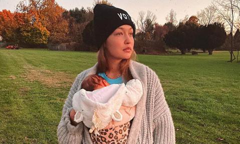 Gigi Hadid and new baby