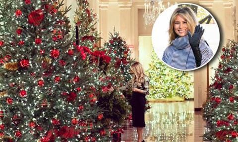 First Lady Melania Trump unveils 2020 White House Christmas decorations