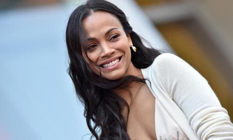 Zoe Saldana Honored With A Star On The Hollywood Walk Of Fame