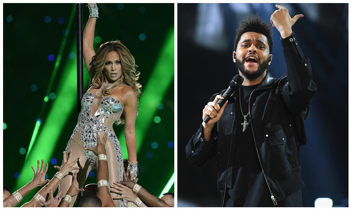 Jennifer Lopez and The Weeknd