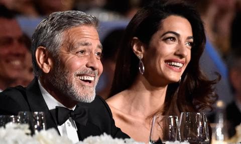 George Clooney reveals which of his twins is more like Amal