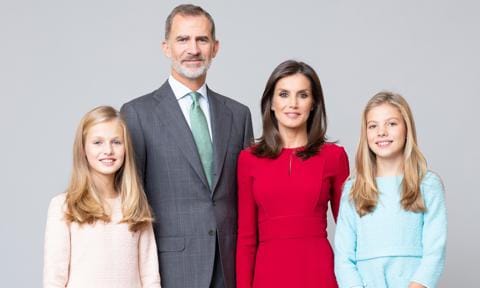 Queen Letizia and King Felipe release family’s 2020 Christmas card