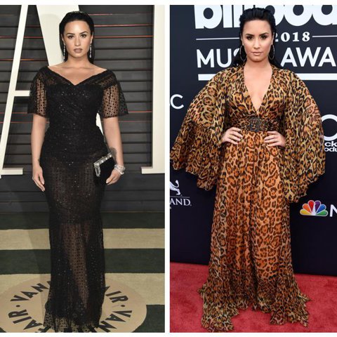 Demi Lovato y la evolución de su estilo en la alfombra roja