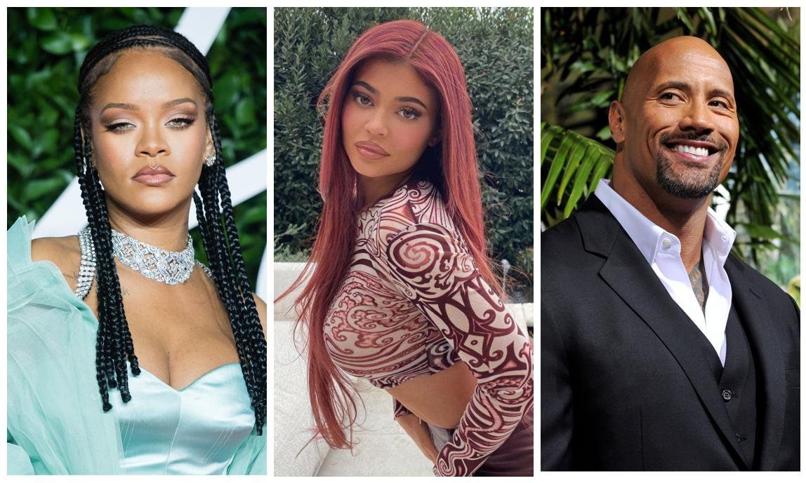 Rihanna, Kylie Jenner, Dwayne Johnson cheat meals