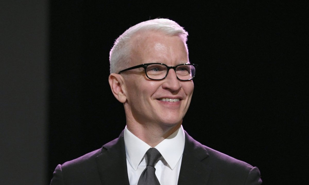 CNN host Anderson Cooper at the Sean Penn CORE Gala