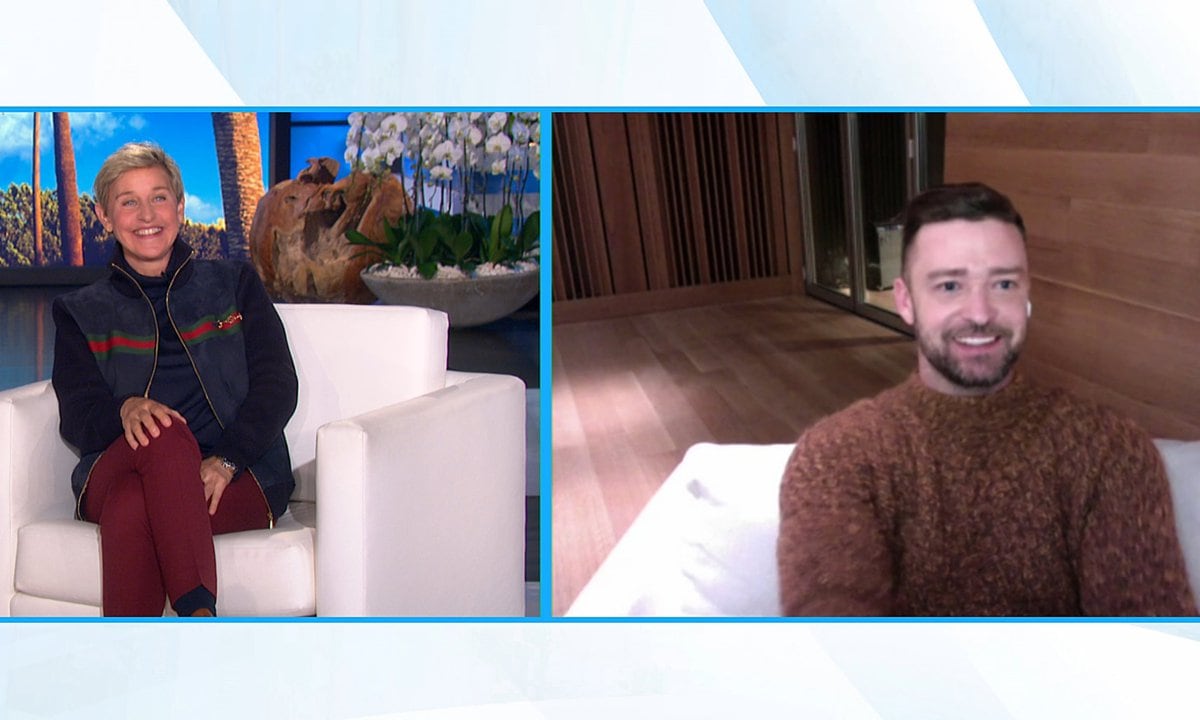 Justin Timberlake makes an appearance on “The Ellen DeGeneres Show”