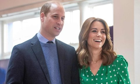 Kate Middleton and Prince William have family photos on display in new video message