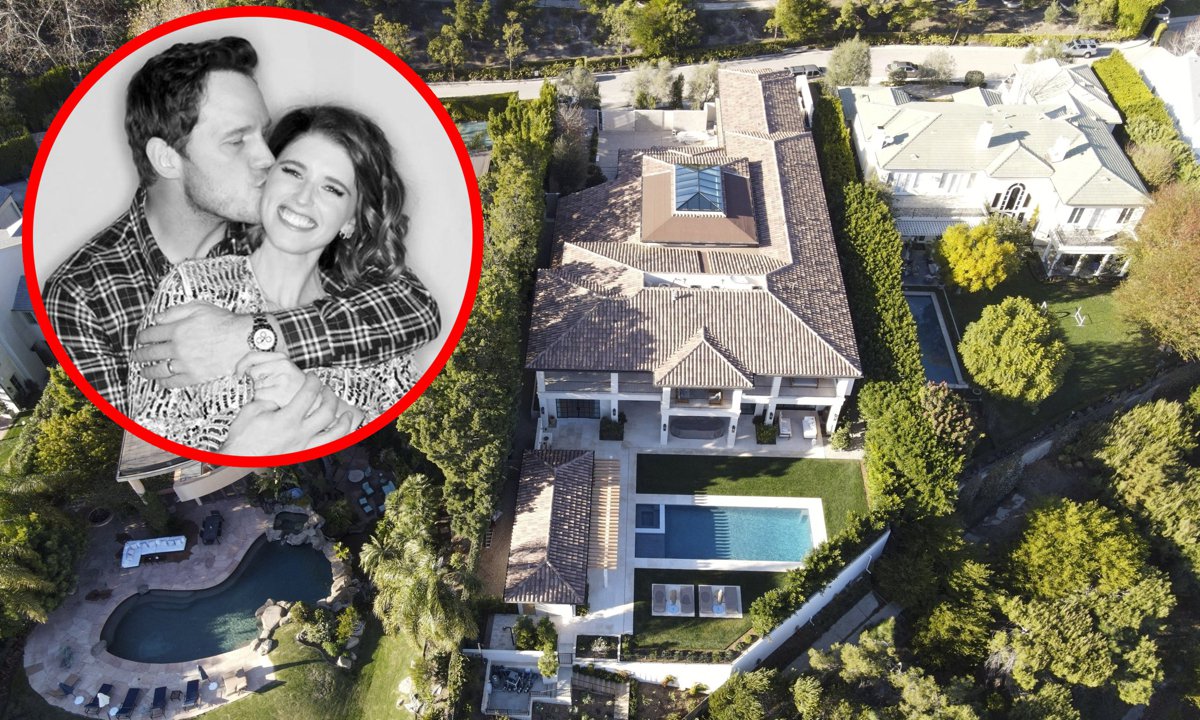 Chris Pratt and Katherine Schwarzenegger move into their $15.6 million Pacific Palisades mansion
