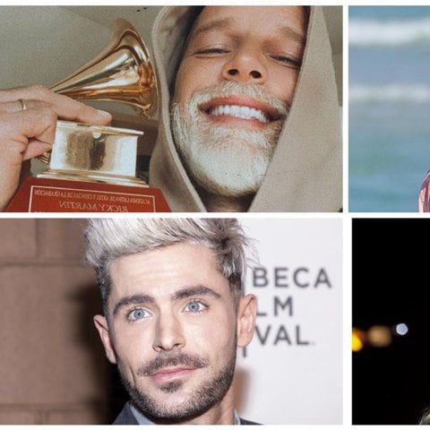 Ricky Martin, Scott Disick, and More Male Celebs Rocking Platinum Blonde Hair