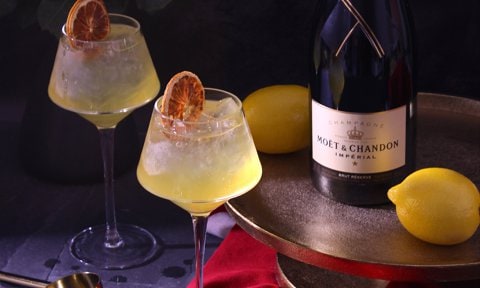 How to make Moët & Chandon's 30th anniversary Golden Globes drink at home