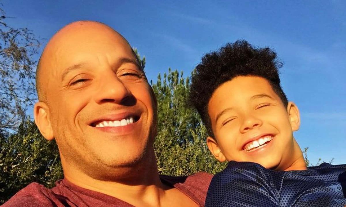 Vin Diesel and his son